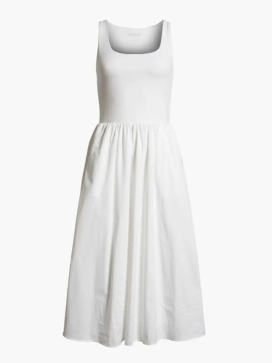 Spanx Dresses & Skirts - SPANX Smooth Jersey Mixed Media Midi Dress - Med